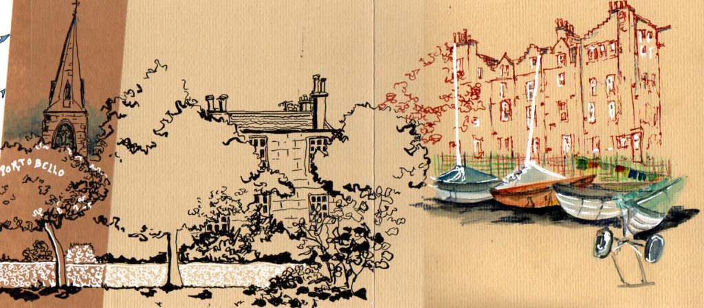 croquis à Portobello